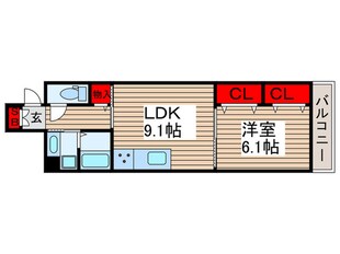 レクシア西保木間の物件間取画像